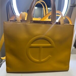 Telfar Mustard Yellow Tote Bag- Medium
